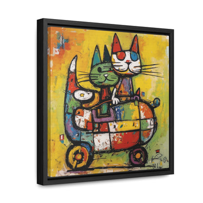 Cat 116, Gallery Canvas Wraps, Square Frame
