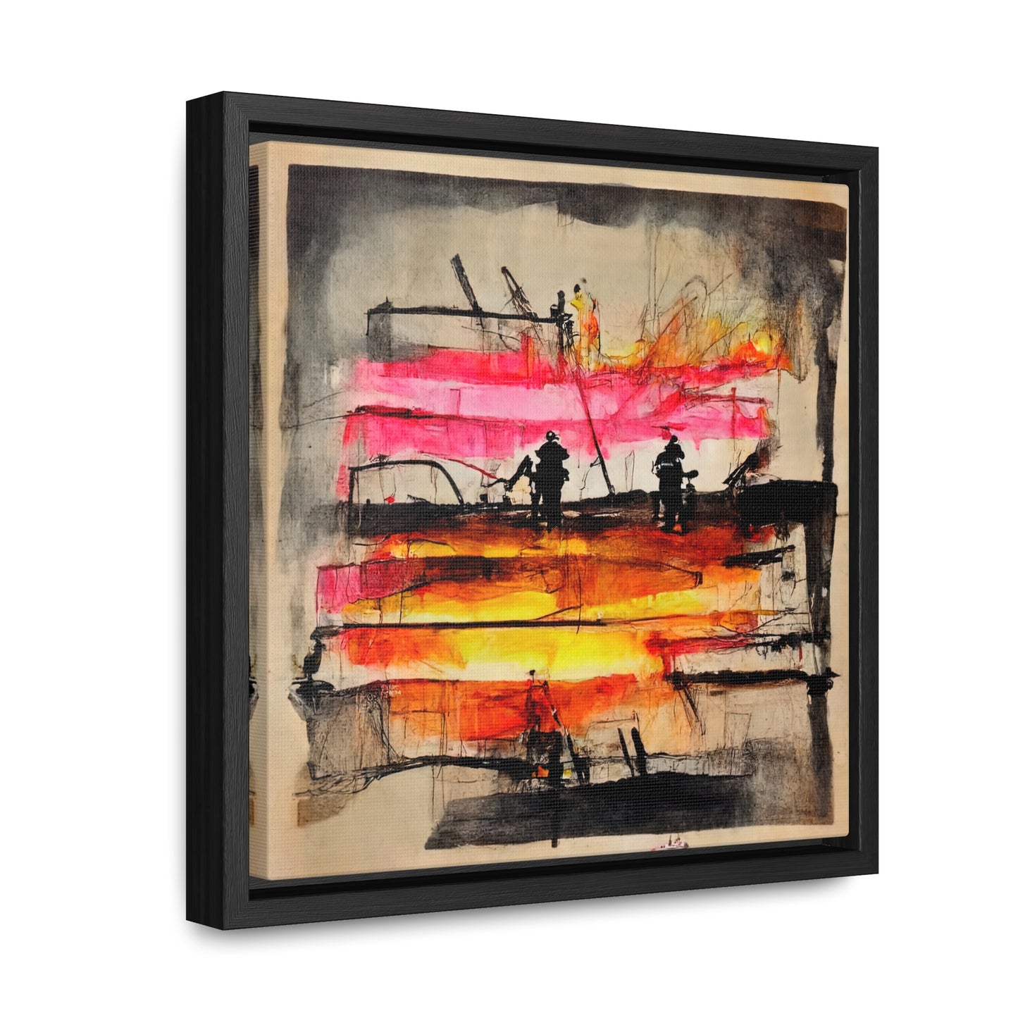 Land of the Sun 9, Valentinii, Gallery Canvas Wraps, Square Frame