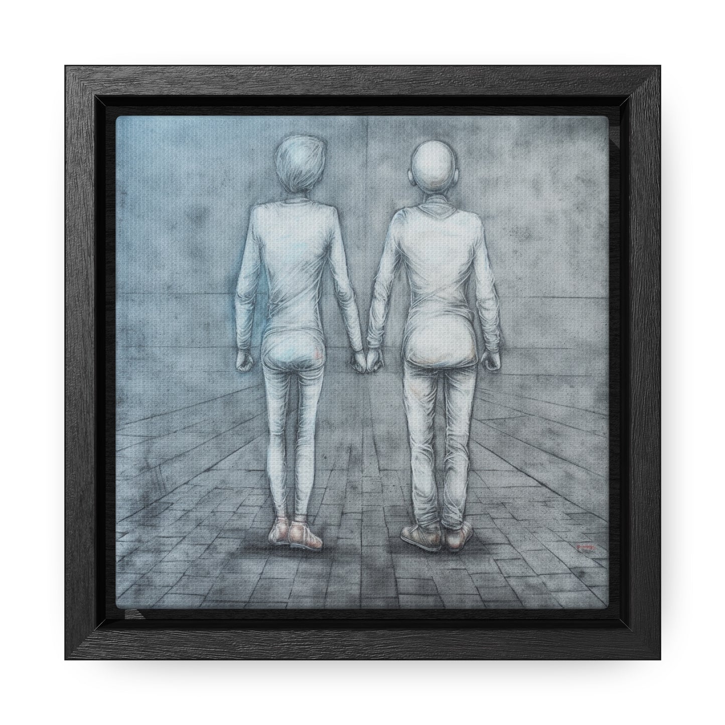 The Courage of Vulnerability 3, Valentinii, Gallery Canvas Wraps, Square Frame