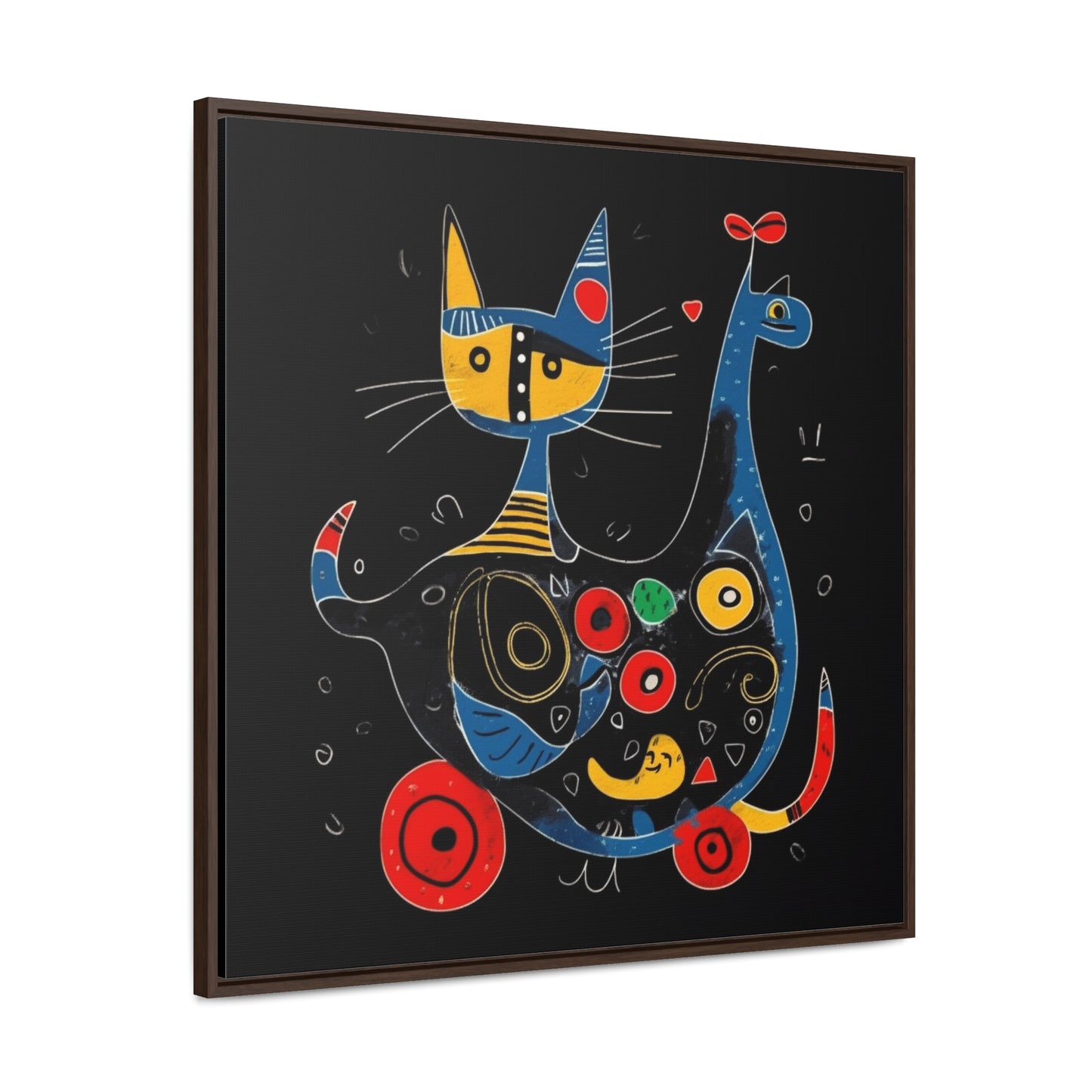 Cat 144, Gallery Canvas Wraps, Square Frame