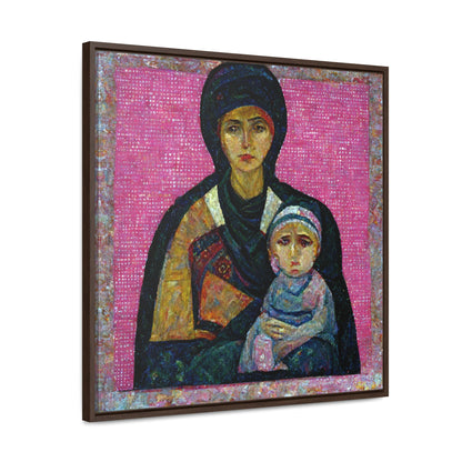 Mary and the Child 12, Valentinii, Gallery Canvas Wraps, Square Frame