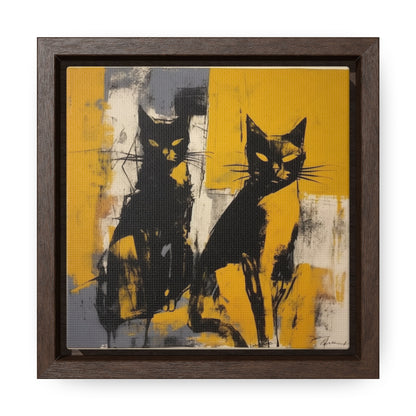 Cat 10, Gallery Canvas Wraps, Square Frame