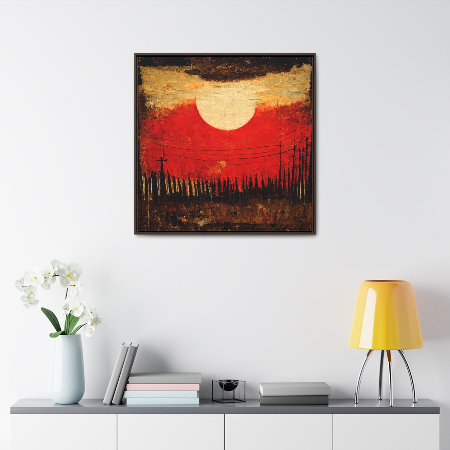 Land of the Sun 12, Valentinii, Gallery Canvas Wraps, Square Frame