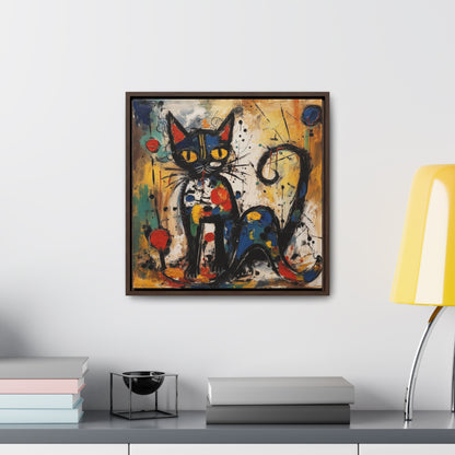 Cat 105, Gallery Canvas Wraps, Square Frame