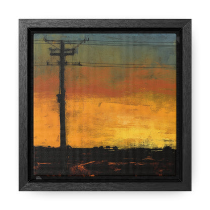 Land of the Sun 84, Valentinii, Gallery Canvas Wraps, Square Frame