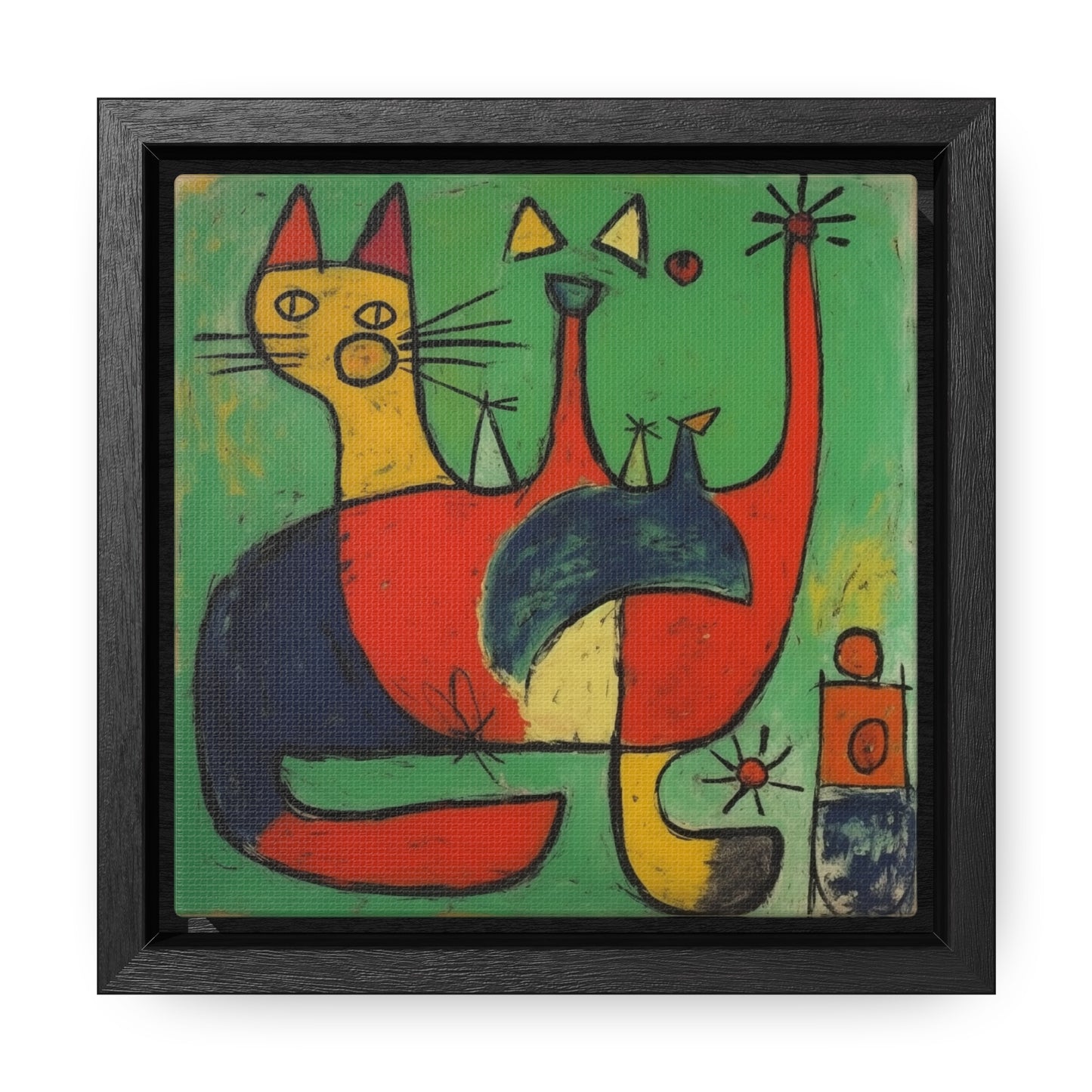 Cat 133, Gallery Canvas Wraps, Square Frame