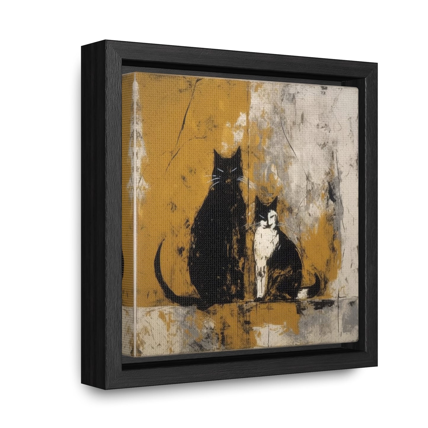 Cat 12, Gallery Canvas Wraps, Square Frame