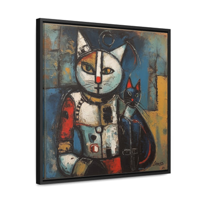 Cat 38, Gallery Canvas Wraps, Square Frame