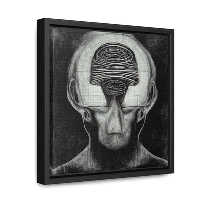Brain 33, Valentinii, Gallery Canvas Wraps, Square Frame