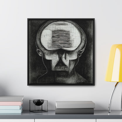 Brain 58, Valentinii, Gallery Canvas Wraps, Square Frame