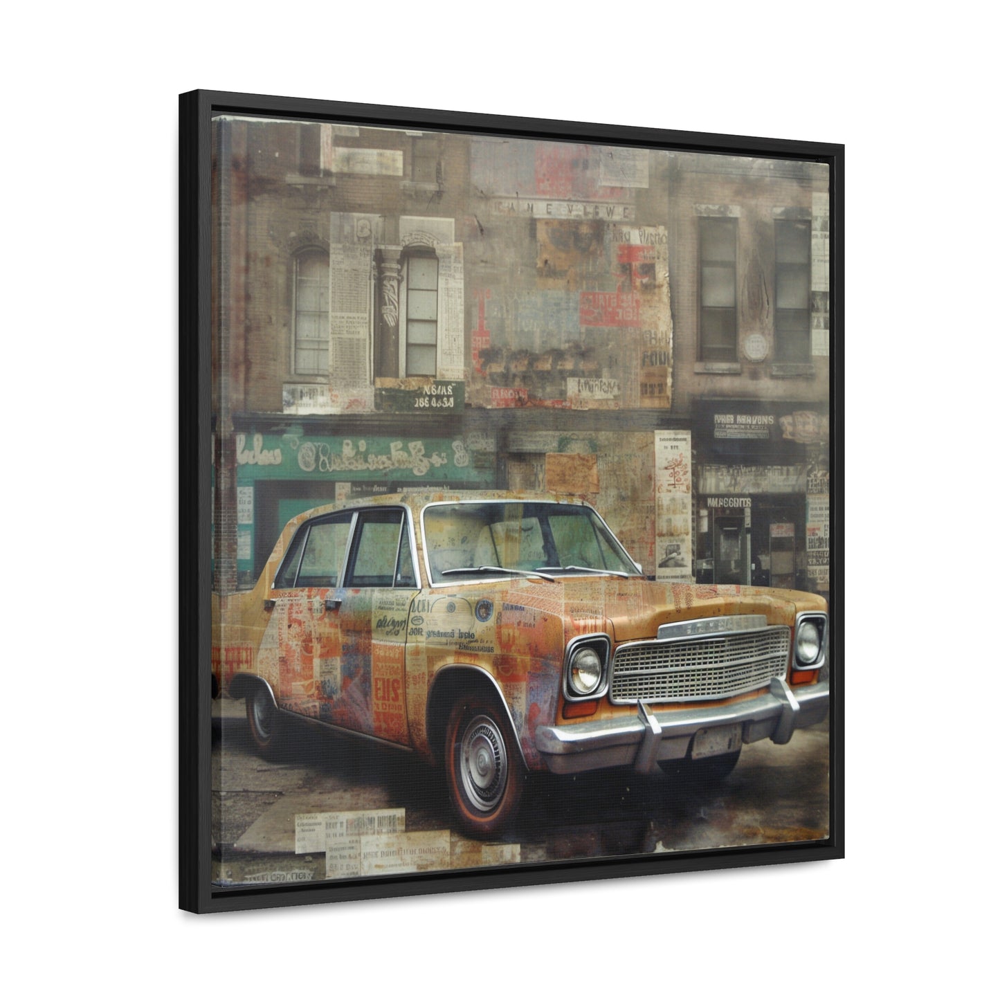 USA 6, Gallery Canvas Wraps, Square Frame