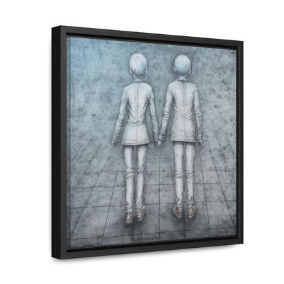 The Courage of Vulnerability 2, Valentinii, Gallery Canvas Wraps, Square Frame