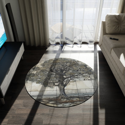 Tree 4,  Round Rug