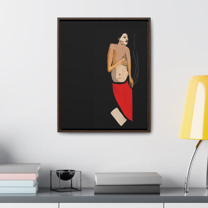 A Depressive Aladdin, Original Eduard Pavel, Gallery Canvas Wraps, Vertical Frame