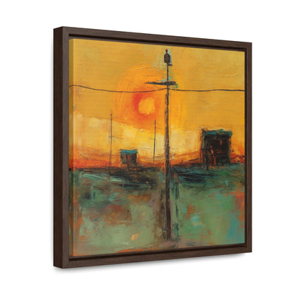 Land of the Sun 55, Valentinii, Gallery Canvas Wraps, Square Frame