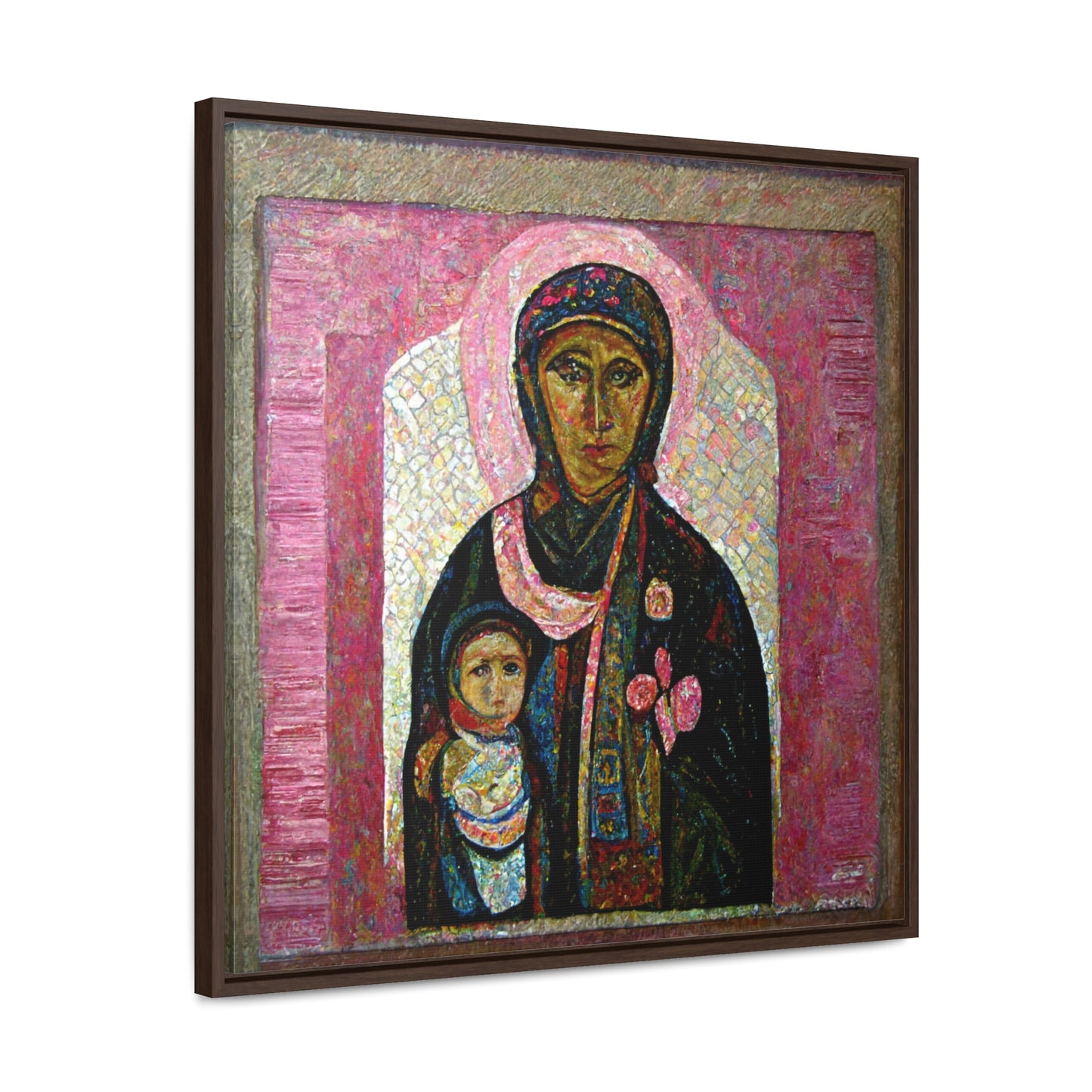 Mary and the Child 27, Valentinii, Gallery Canvas Wraps, Square Frame