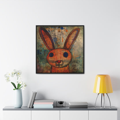 Rabbit, Gallery Canvas Wraps, Square Frame