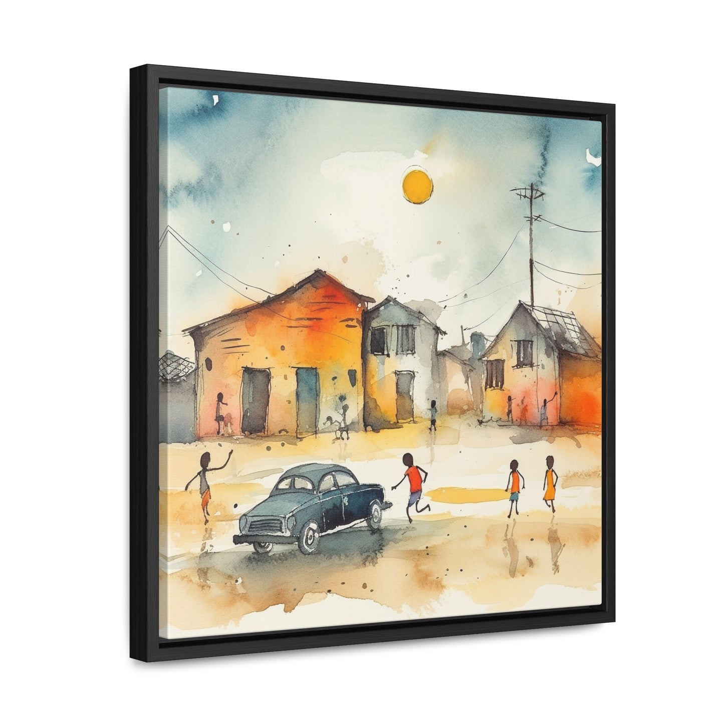 Childhood 13, Valentinii, Gallery Canvas Wraps, Square Frame