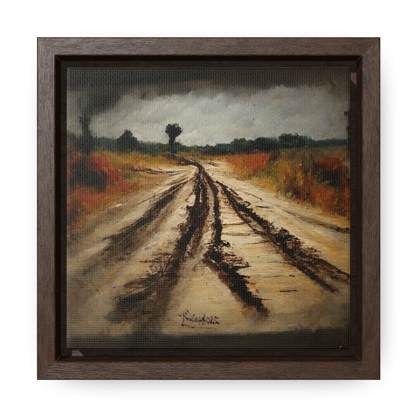 To the Rainy Land 9, Valentinii, Gallery Canvas Wraps, Square Frame