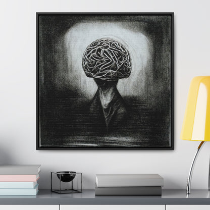 Brain 7, Valentinii, Gallery Canvas Wraps, Square Frame