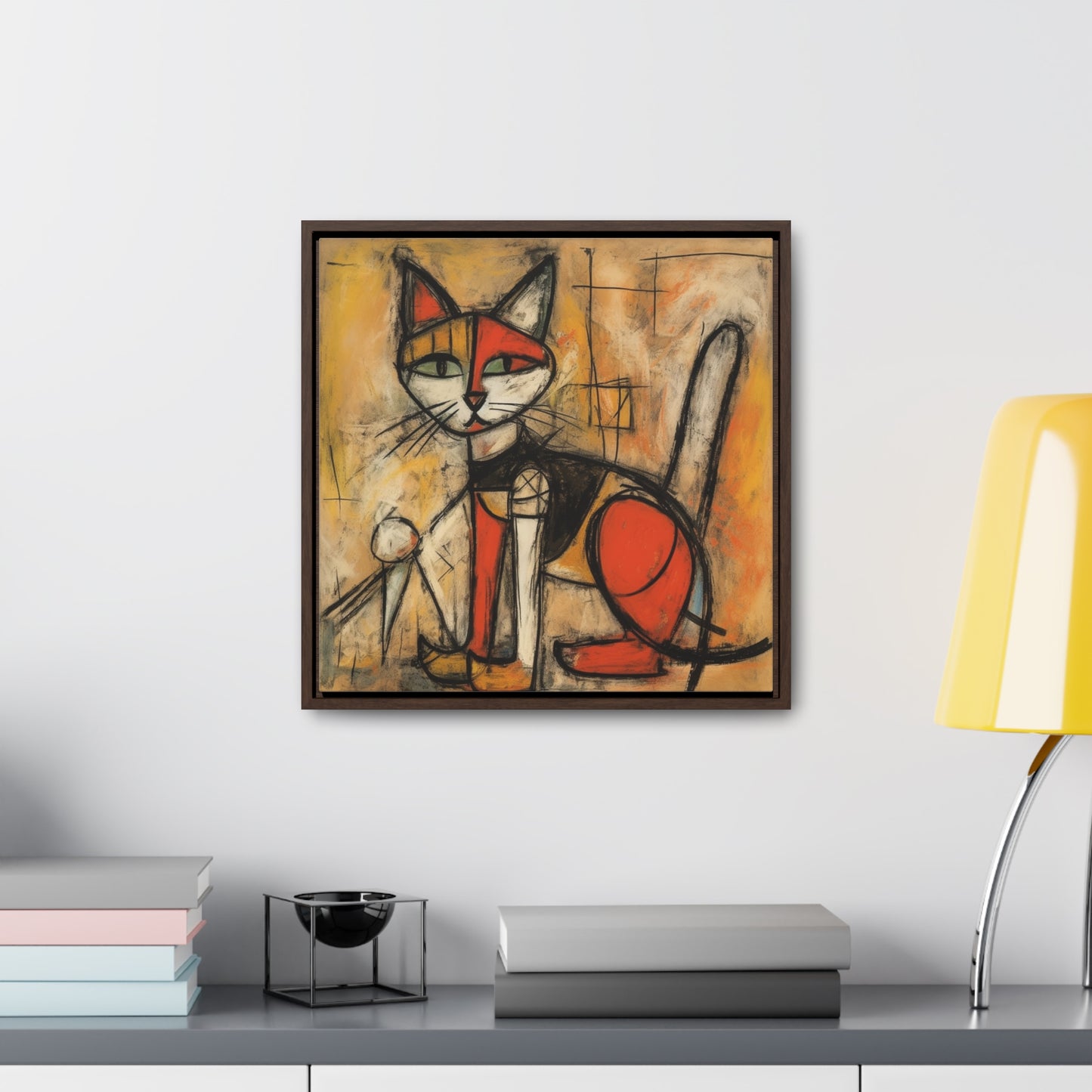 Cat 53, Gallery Canvas Wraps, Square Frame