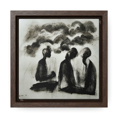 Palaeolithic Prayer 12, Valentinii, Gallery Canvas Wraps, Square Frame