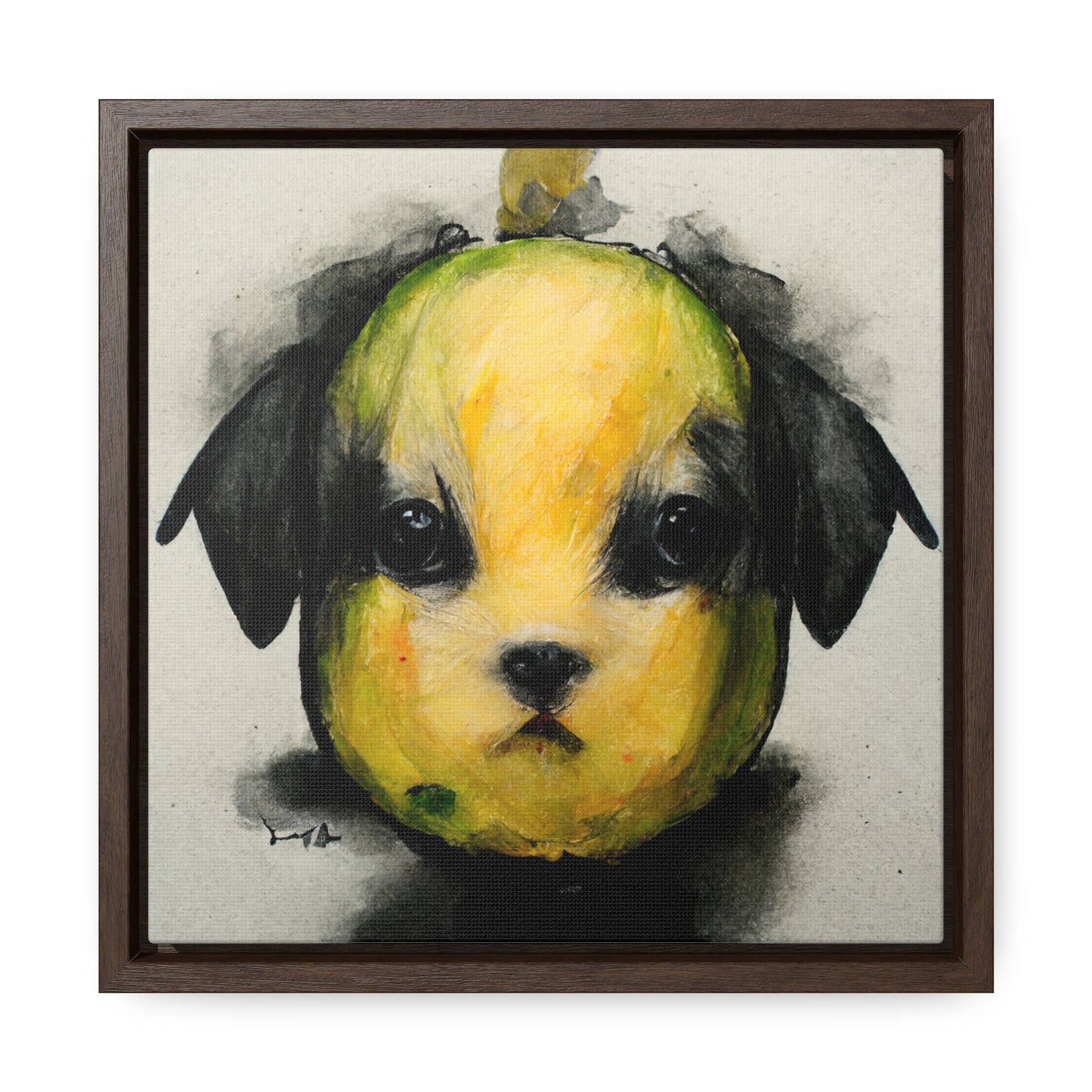 Dogs and Puppies 6, Valentinii, Gallery Canvas Wraps, Square Frame