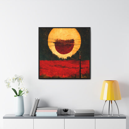 Land of the Sun 17, Valentinii, Gallery Canvas Wraps, Square Frame