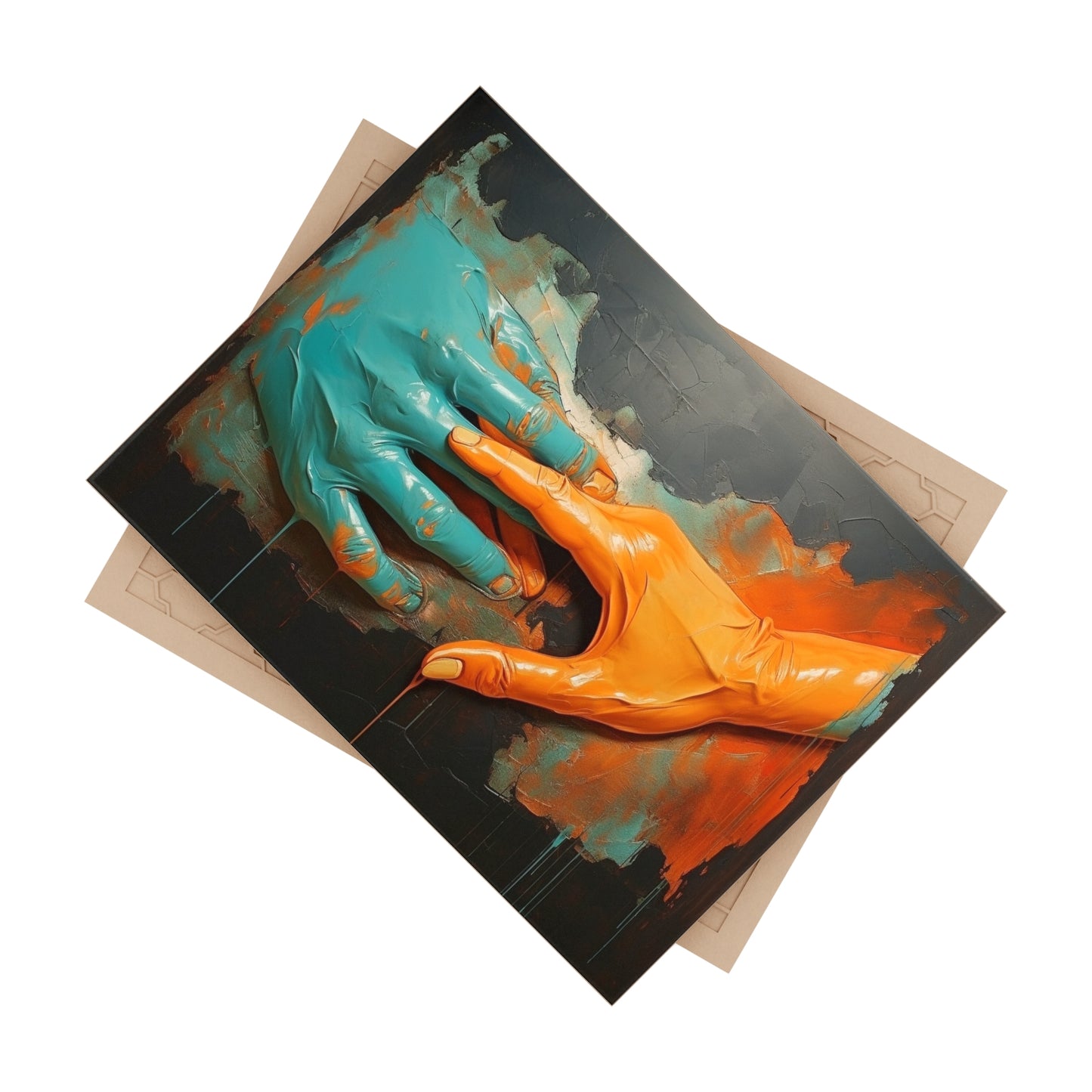 Hands 86, Ceramic Photo Tile