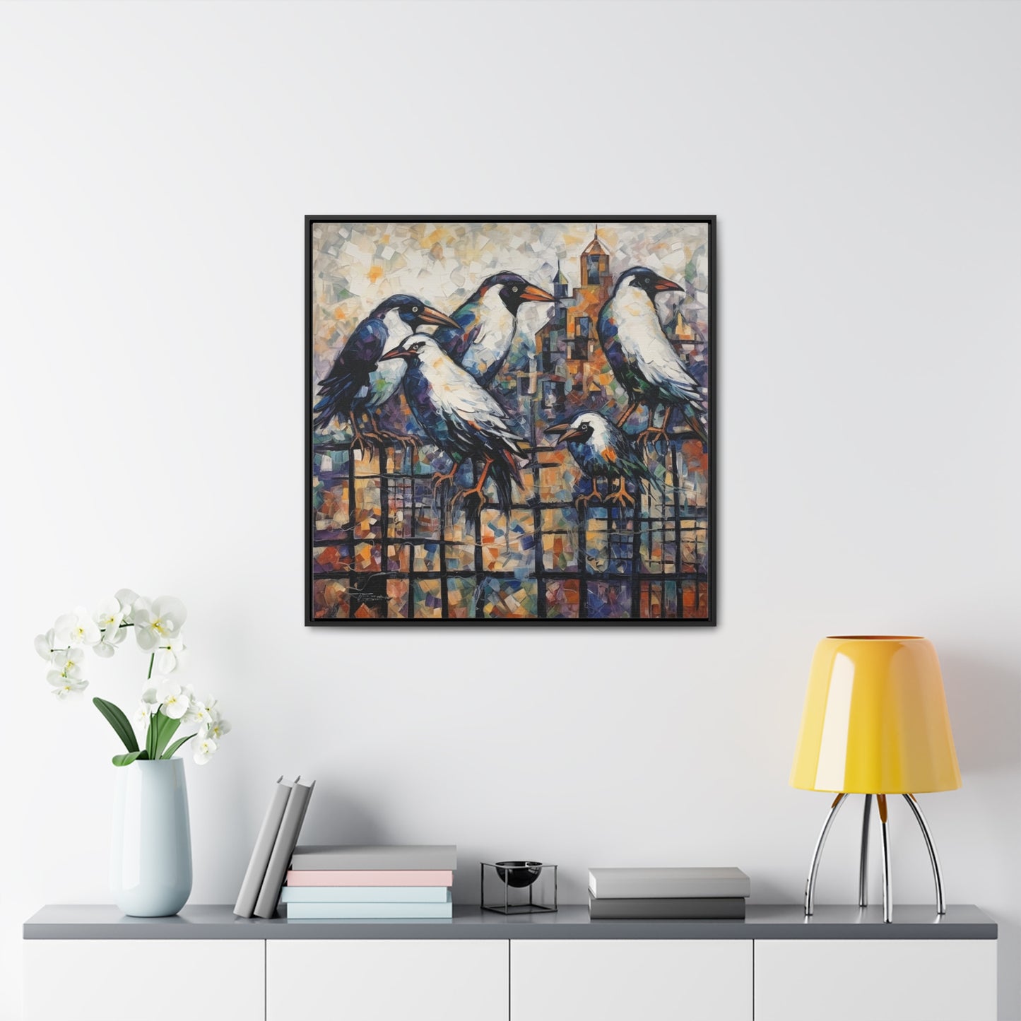 Bird 22, Gallery Canvas Wraps, Square Frame