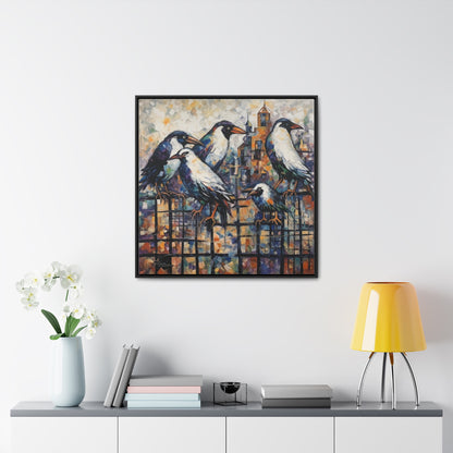 Bird 22, Gallery Canvas Wraps, Square Frame