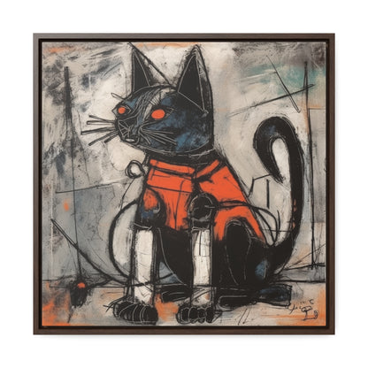 Cat 86, Gallery Canvas Wraps, Square Frame