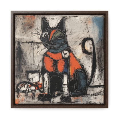 Cat 48, Gallery Canvas Wraps, Square Frame