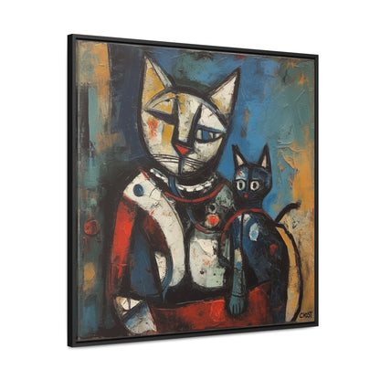 Cat 83, Gallery Canvas Wraps, Square Frame