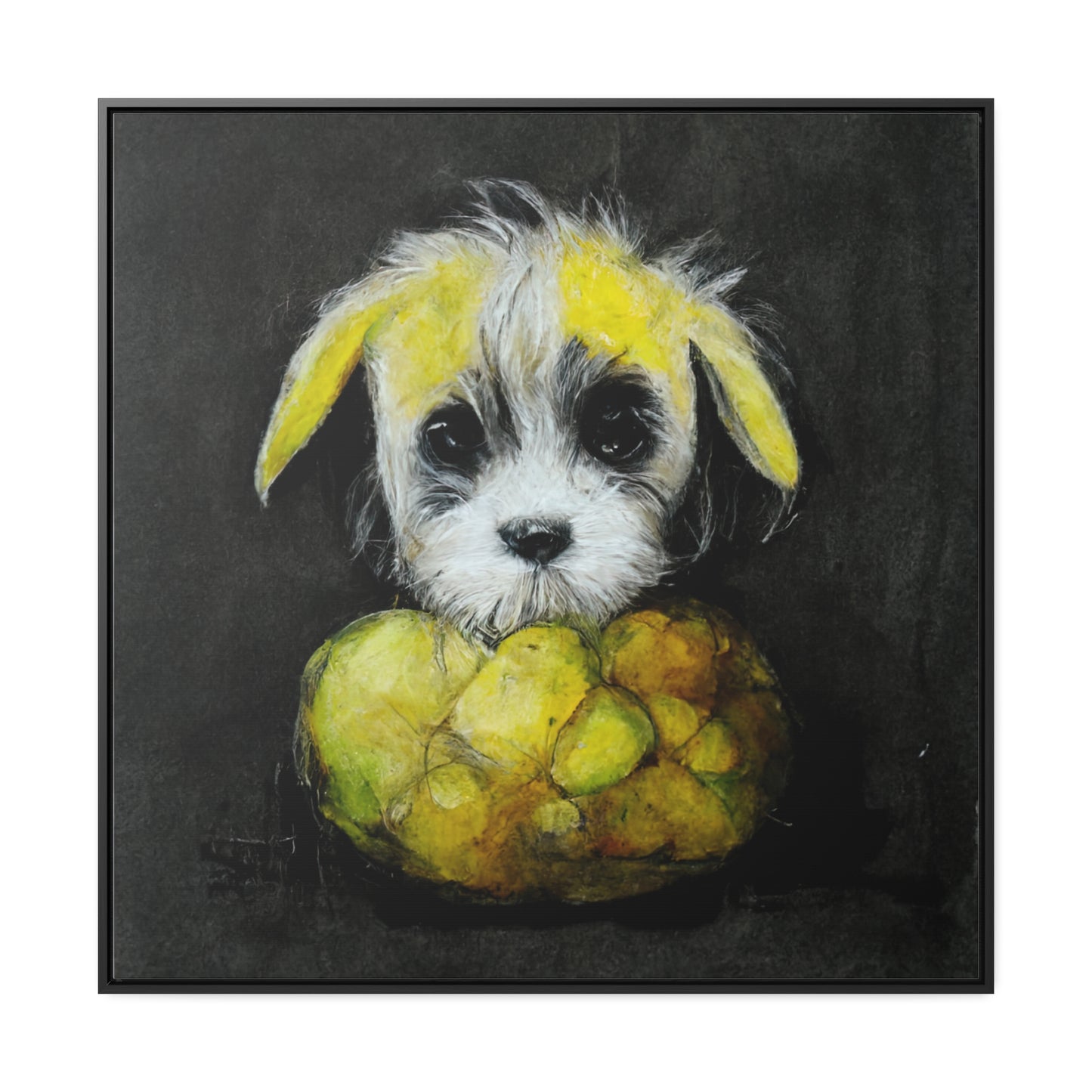 Dogs and Puppies 7, Valentinii, Gallery Canvas Wraps, Square Frame