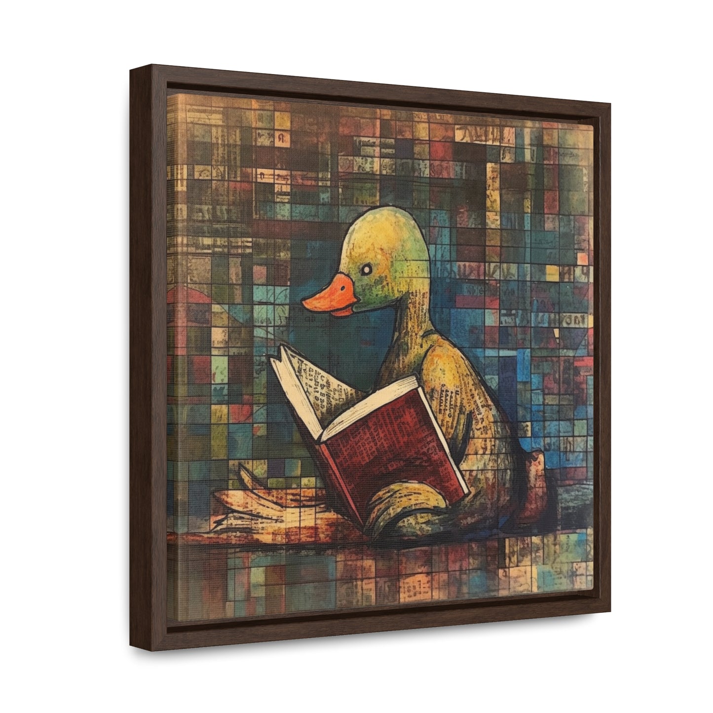 Duck 4, Gallery Canvas Wraps, Square Frame