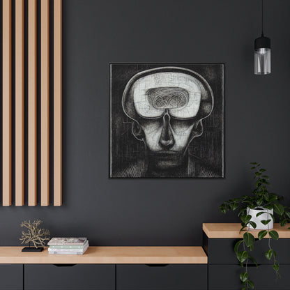 Brain 59, Valentinii, Gallery Canvas Wraps, Square Frame