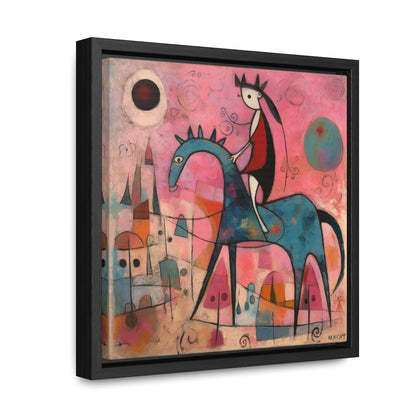 The Dreams of the Child 42, Gallery Canvas Wraps, Square Frame