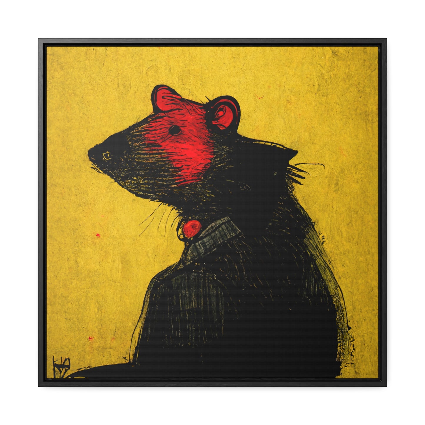 Urban Rat 3, Valentinii, Gallery Canvas Wraps, Square Frame