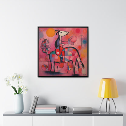 The Dreams of the Child 18, Gallery Canvas Wraps, Square Frame