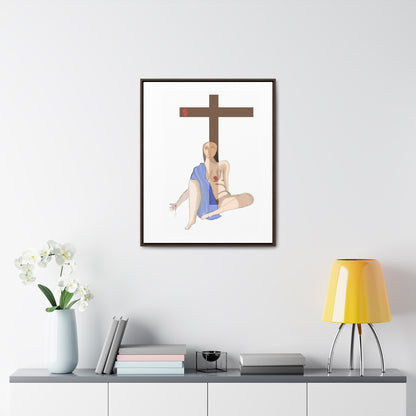 Cross, Original Eduard Pavel, Gallery Canvas Wraps, Vertical Frame