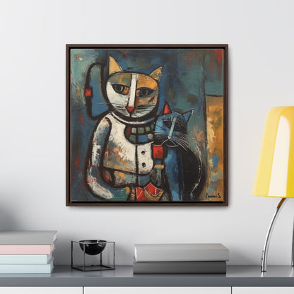 Cat 29, Gallery Canvas Wraps, Square Frame