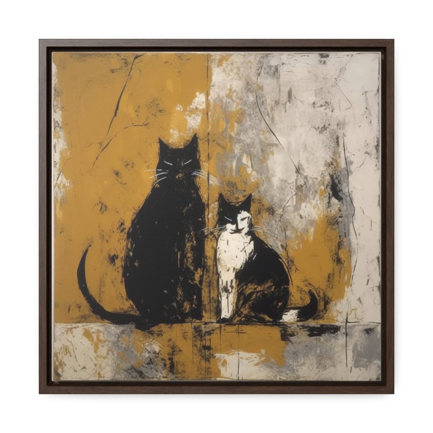 Cat 12, Gallery Canvas Wraps, Square Frame