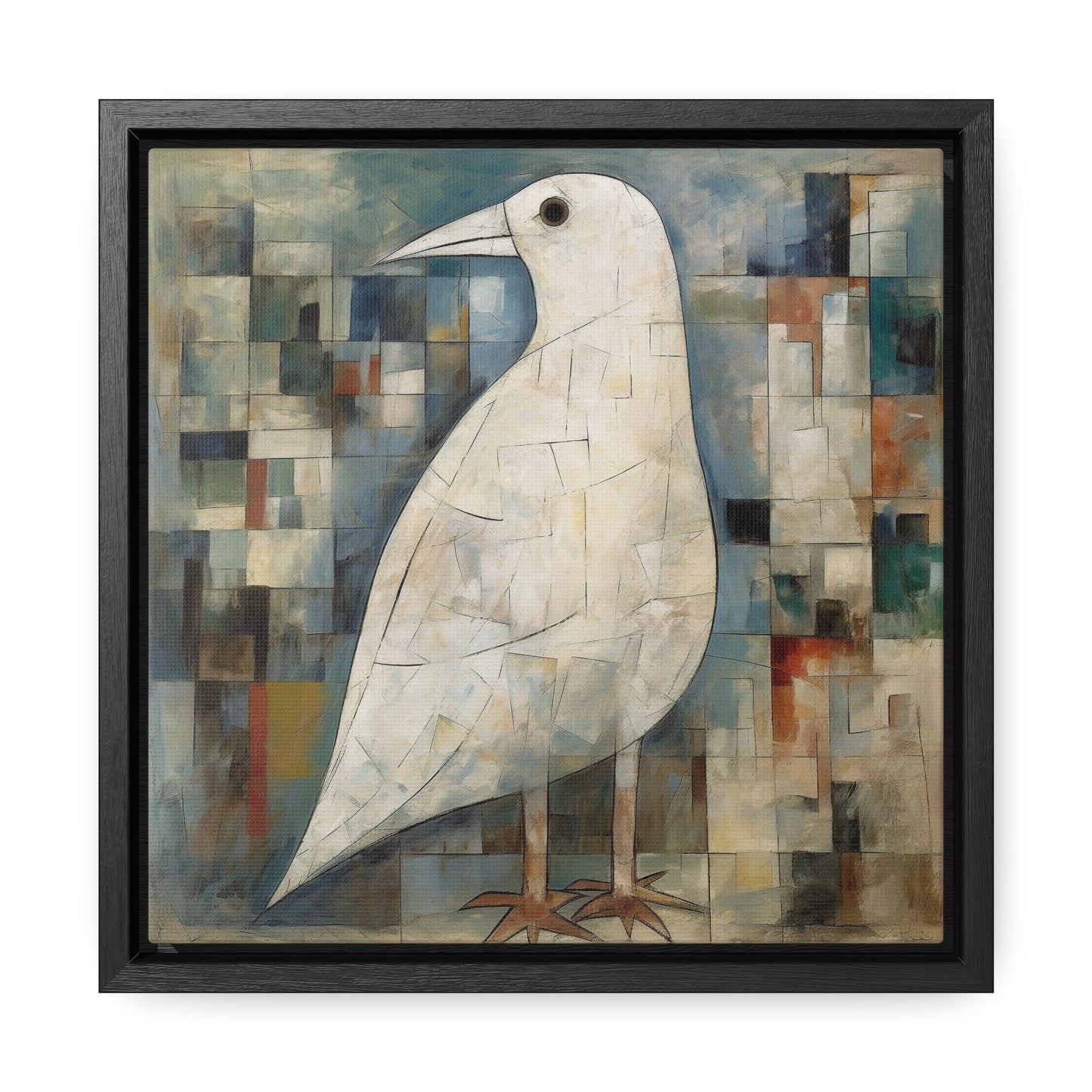 Bird 6, Gallery Canvas Wraps, Square Frame