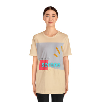 Serene, Unisex Jersey Short Sleeve Tee