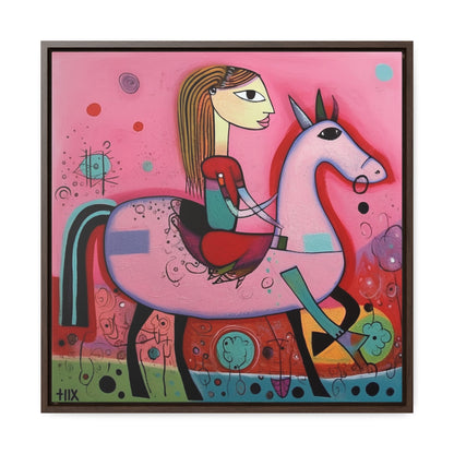 The Dreams of the Child 63, Gallery Canvas Wraps, Square Frame