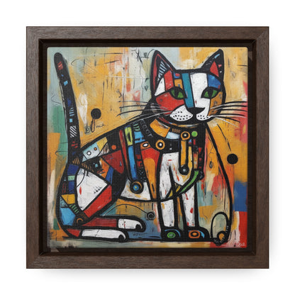 Cat 93, Gallery Canvas Wraps, Square Frame