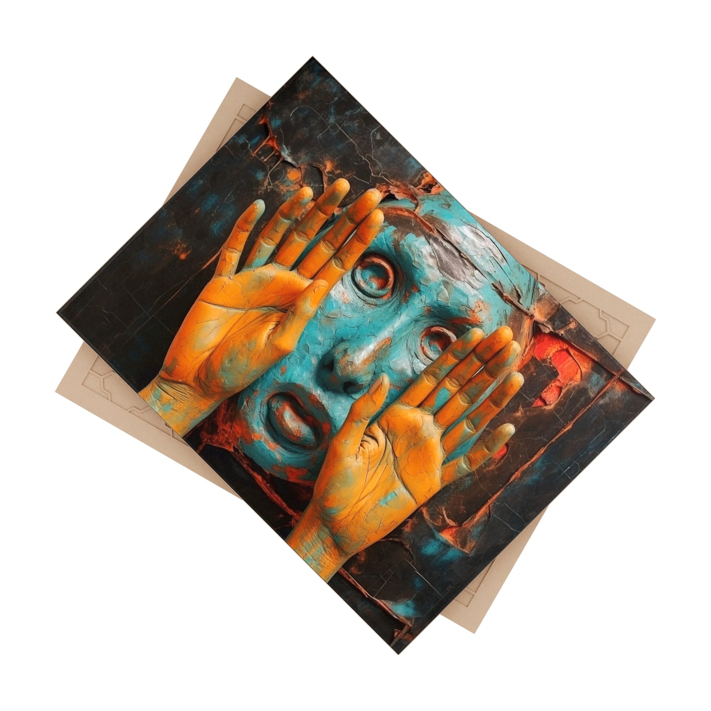 Hands 92, Ceramic Photo Tile