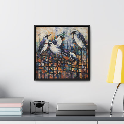 Bird 23, Gallery Canvas Wraps, Square Frame