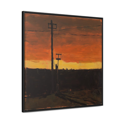 Land of the Sun 65, Valentinii, Gallery Canvas Wraps, Square Frame